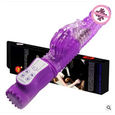 36 Frequency Battery Crystal Purple pink Swing Rotating Vibration Females Jack g Spot Rabbit Vibrator for Couples Sex Tools