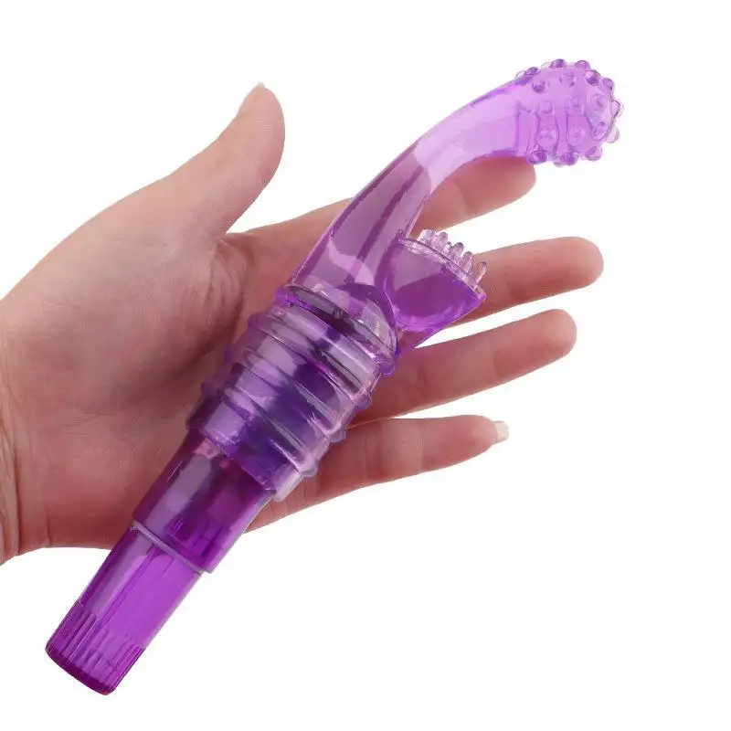 Waterproof G-spot Finger Massager Clit Stimulator Adult Toy Dildo Vibrator for Woman Masturbation