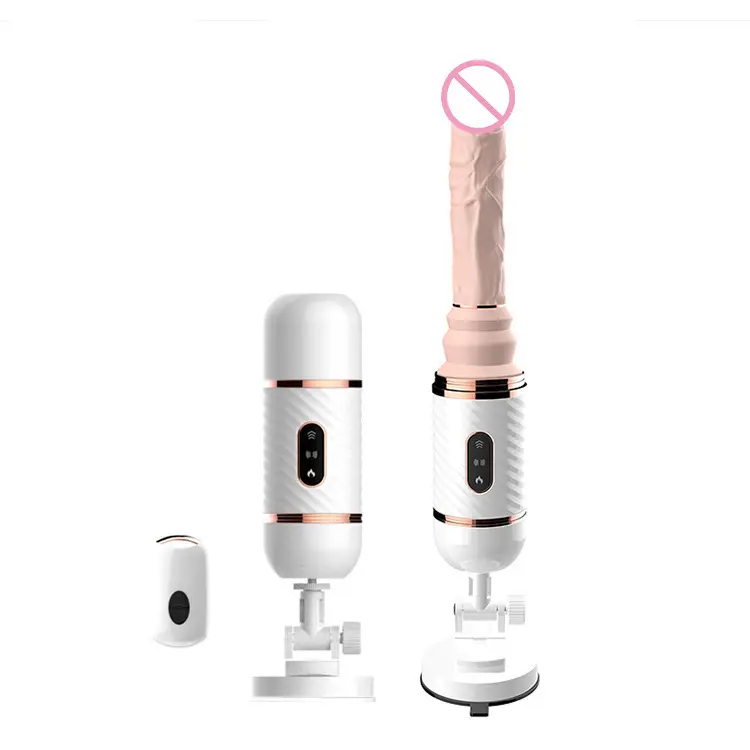 Wireless Remote Control Telescopic Dildo Vibrators Automatic Masturbation Pumping Sex Machine Soft Features Women's Sex Toys