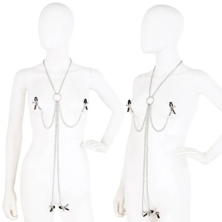 BDSM Sex Toys Nipple Clamp Sex Toys for Couples Adult Long Chain Nipples Sm Supplies Men and Women Sex Games