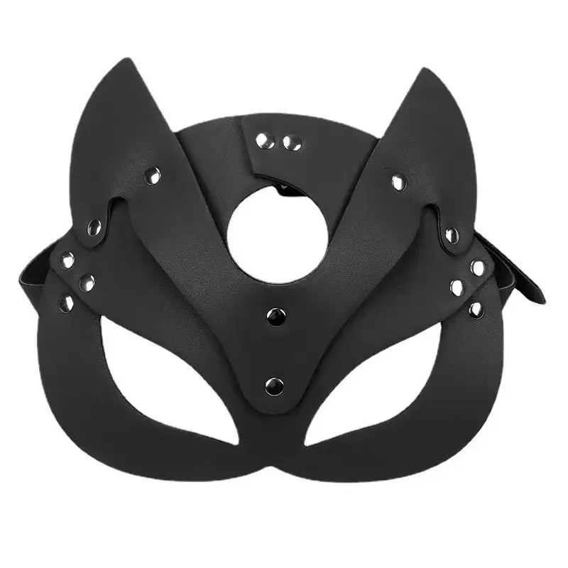 Leather Fox Face Cosplay Sex Toys Womens Couple Accessories Role Play Faux Leather Party Cosplay Game Toys Naughty Party Game
