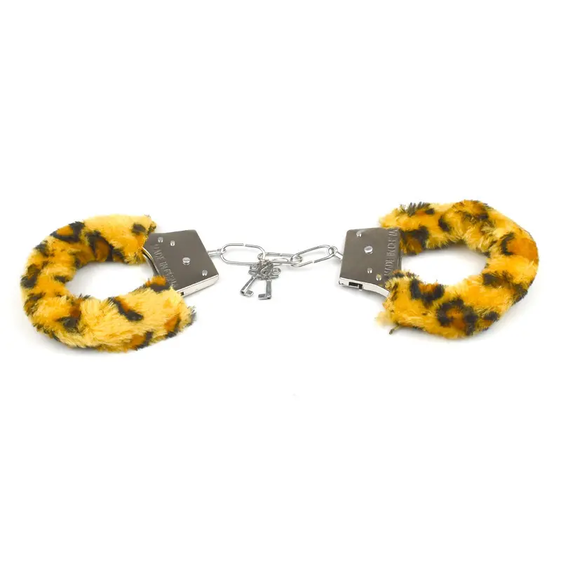 BDSM Bondage Restraint Set Sex Toy Fuzzy Handcuff Lock SM Sexy Furry Handcuffs