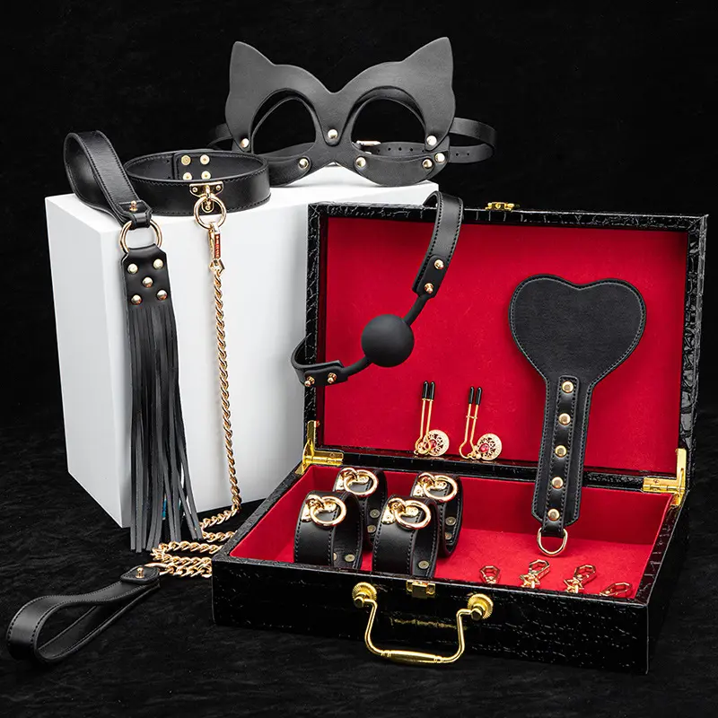 Sex Toys Kit Bdsm Bondage Set Restraint Adult Game Belt Sex Handcuff Adult Custom Fetish Adult Bdsm Toys Sex for Women Men
