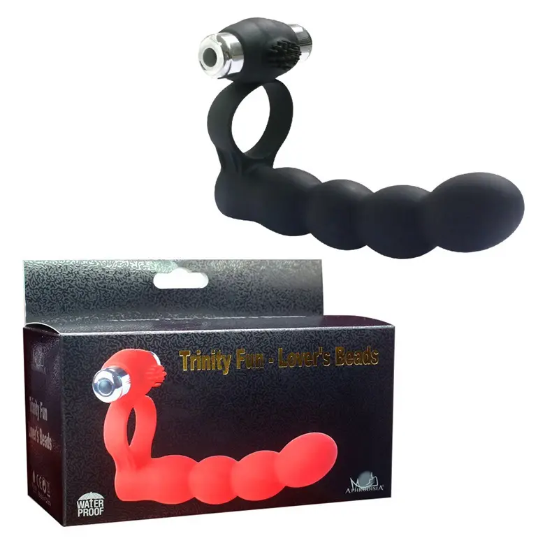 Dual Hole Rabbit Slip Bead 7 Frequency Vibration Toy Male and Female Sperm Ring with Delayed Locking Couple Shared Product