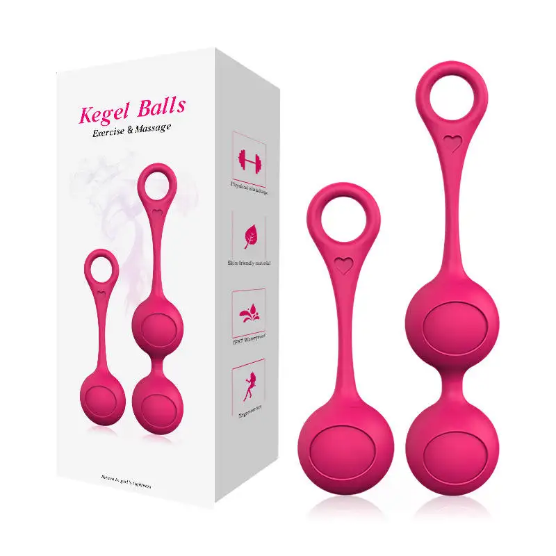 Kegel Balls Exercise Weight for Women Vagina Bladder Control Pelvic Floor Exercises Tightening, Silicone Ben Wa Balls