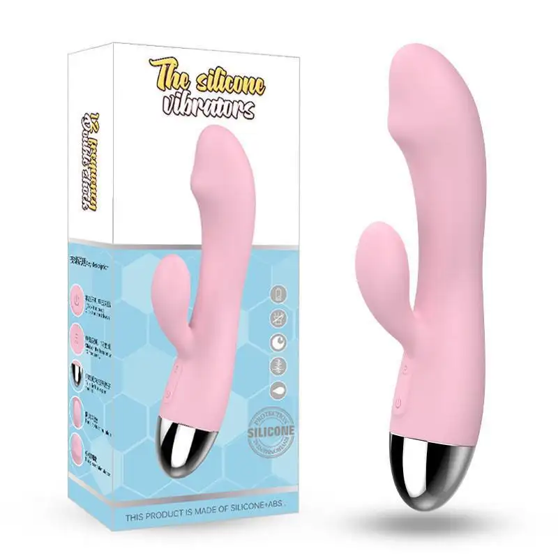 12 Mode Licking G Spot Rabbit Vibrator Thrusting Dildo Women's Clitoral Stimulator Sex Toys Masturbator