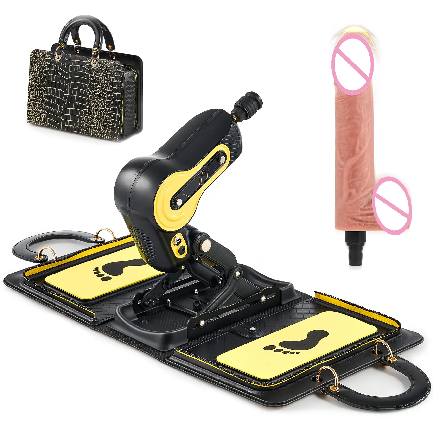 Dildo Masturbation Clitoral Anal Stimulating Automatic Thrusting Vibrating Heated Realistic Dildo Sex Gun Machine for Women