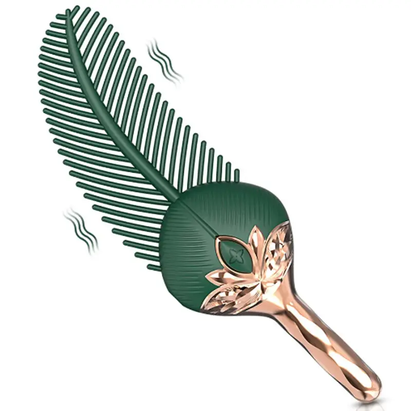 Feather Tickler Vibrator Wholesale Cute Silicone Vibrating Flicker Sex Toys for Beginners