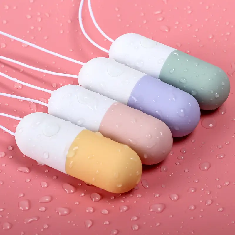 Remote Control Capsule Vibrator Wireless Adult Remote Masturbation Sex Toys Female Articles Masturbation Device Strong Shock