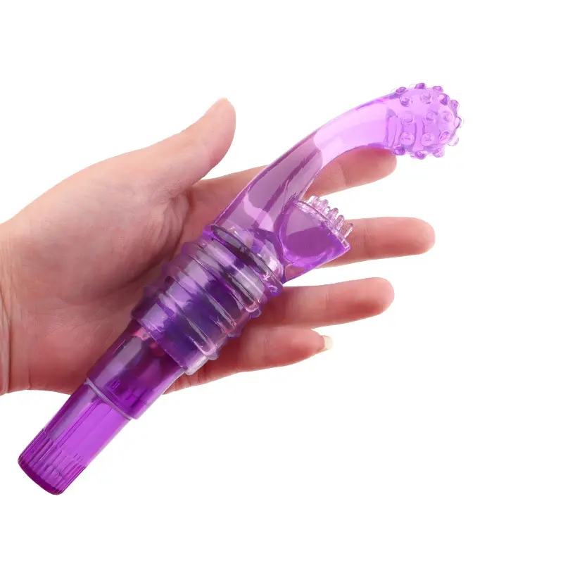 Female Electric Vibrator Toy Panty G-Spot Crystal Joy Particles Massager Stick