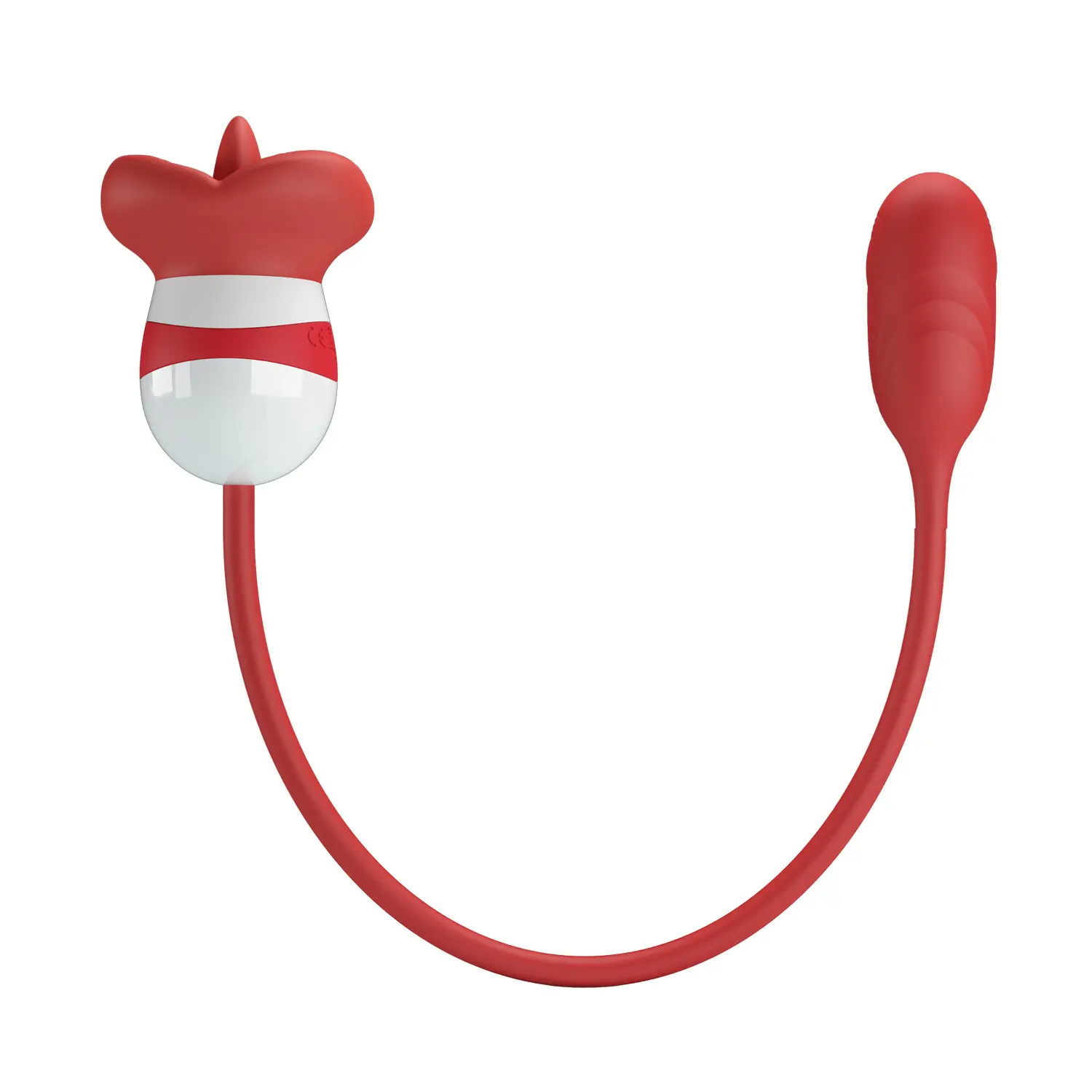 Pretty Love USB Powered Wearable Vibrator for Women 7 Tongue Lick Silicone 5 Frequency Telescopic Vibration Thrusting Rose