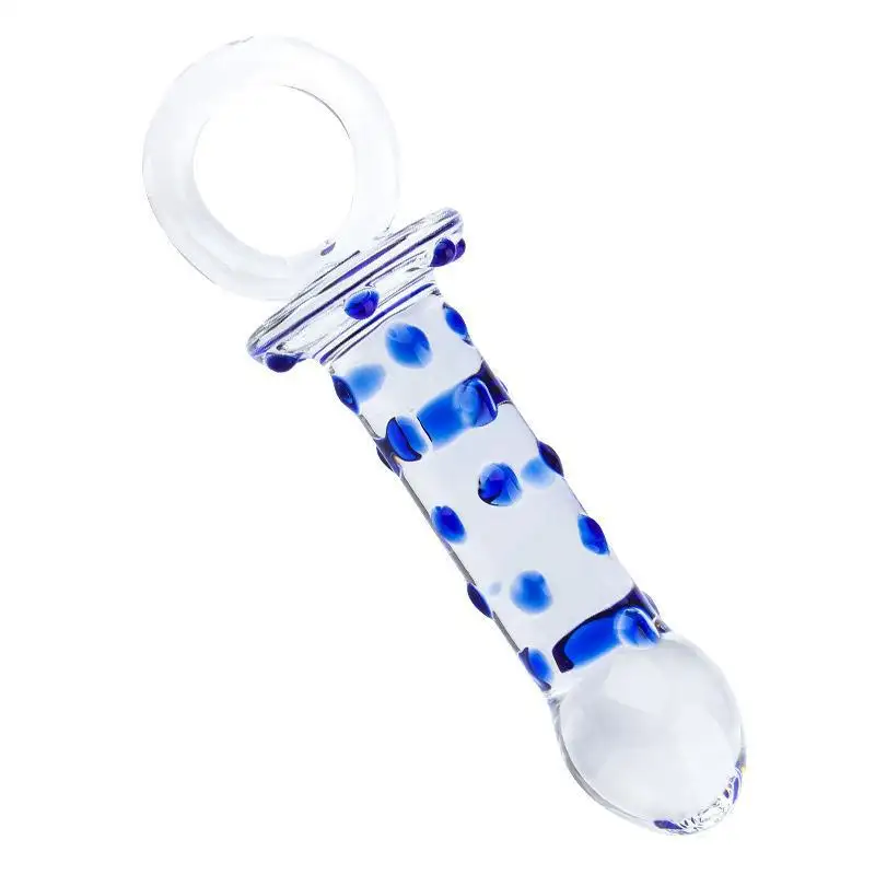 Glass Dildo for Women Pussy Masturbation Glass Massage Wand for Girl Sex Toys for Female Clitoral Vaginal Masturbator