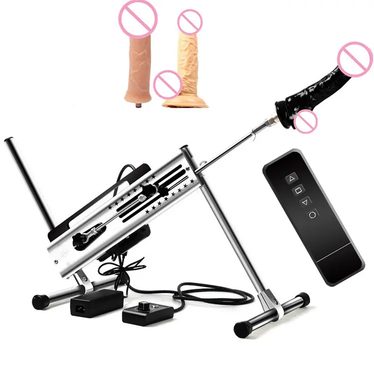 Factory Sex Machine Price Thrusting Automatic Vibration Machine with 2 Dildos Sex Toy for Women