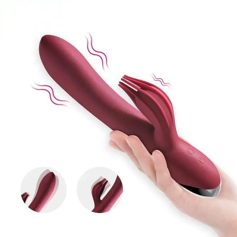 USB Rechargeable Waterproof Silicone Clitoral Stimulation Rabbit Vibrator Female Masturbation Sex Toy for G-Spot Masturbator