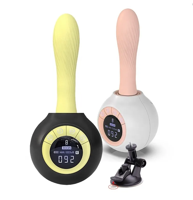 Automatic Retractable Love Gun Thrusting Dildo Vibrator Sex Machine for Women Vagina Masturbation