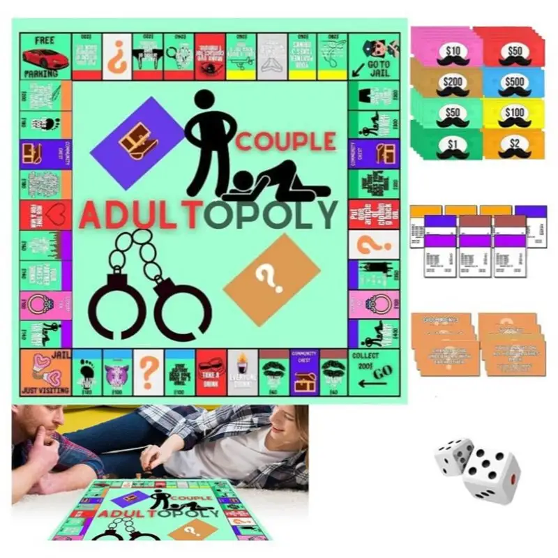 Adult Dating Game of Lovers' Chessboard Adult Couple Game Night Fun Game Toys for Couples
