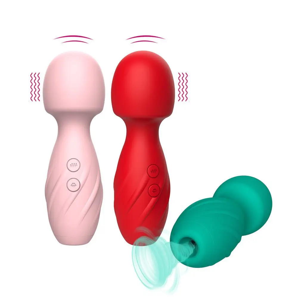 Handheld Cordless Av Magic Body Wand Massager Vibrator for Woman