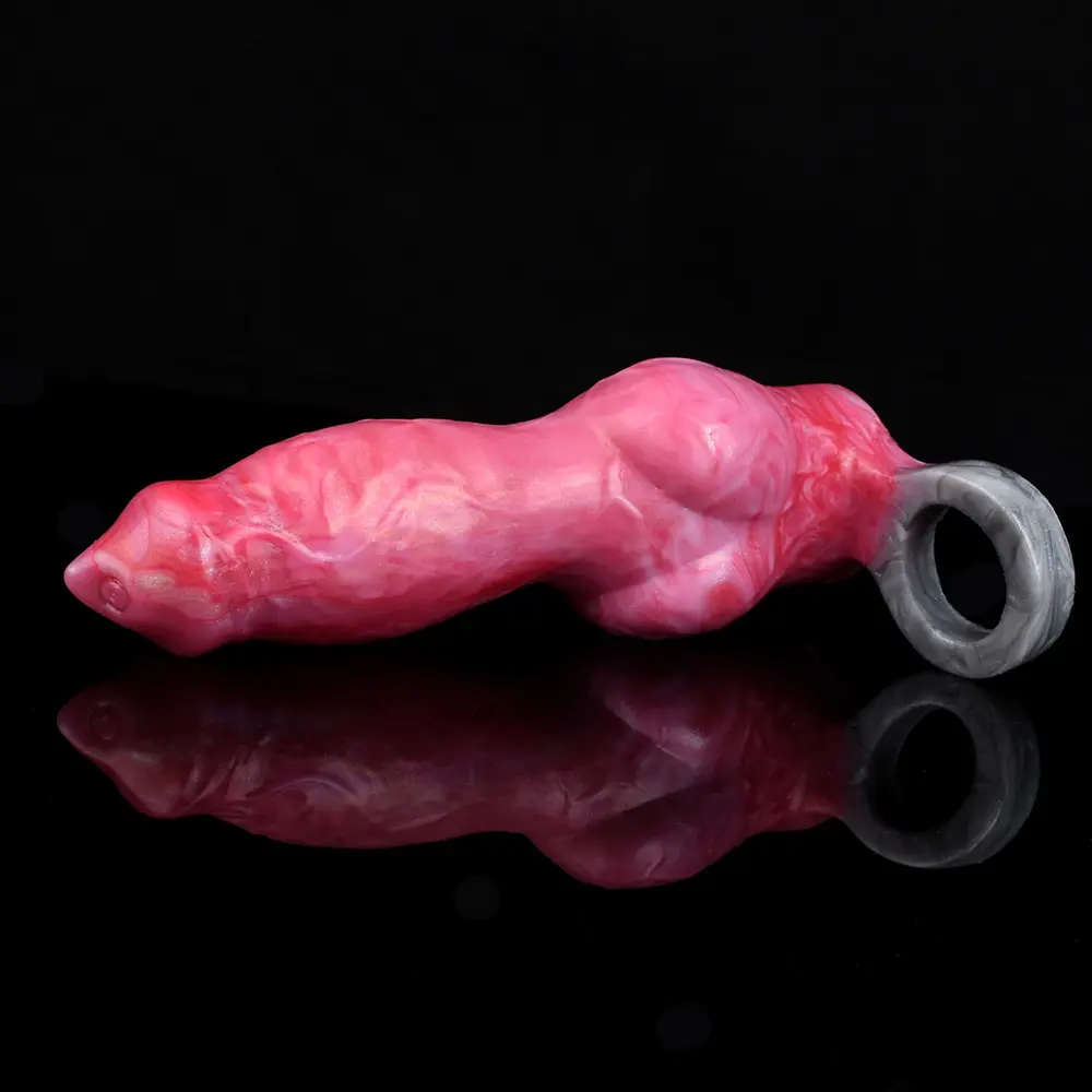 Penis Sleeve With Anti-drop Ring Soft Silicone Cock Enlargement & Extender Sex Toys for Men Male Masturbator