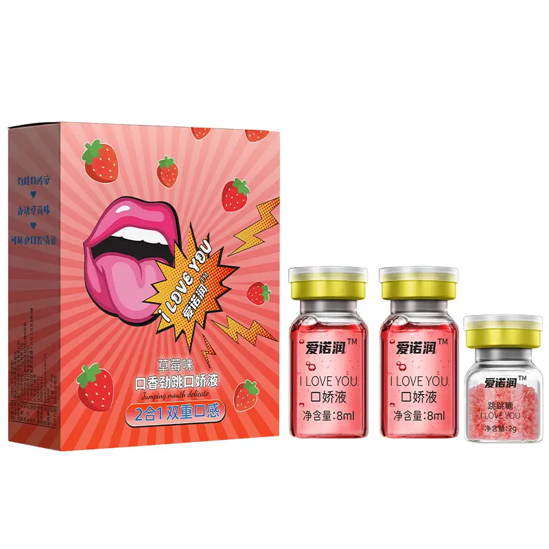 New Wholesale Explosion Pop Rocks Candy Bulk Fruit Flavored Oral Lubricant Jumping Candy Lube