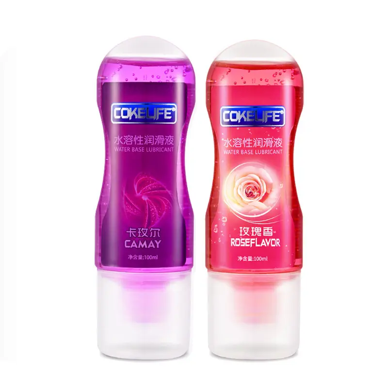 Wholesale 100ml Rose Flavor Fragrance Water-Based Sex Lubricant Private Label Personal Lubricant