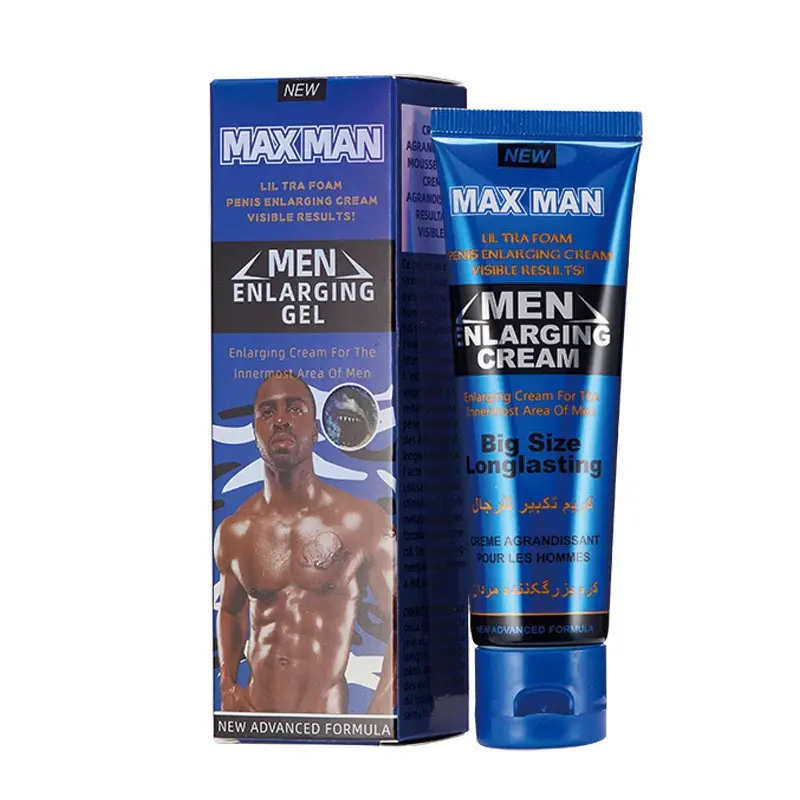 Hot Sale MAX MAN New Natural Body Care Massage Cream for Men Safe & Non-Irritating Firming Private Parts Adult Products