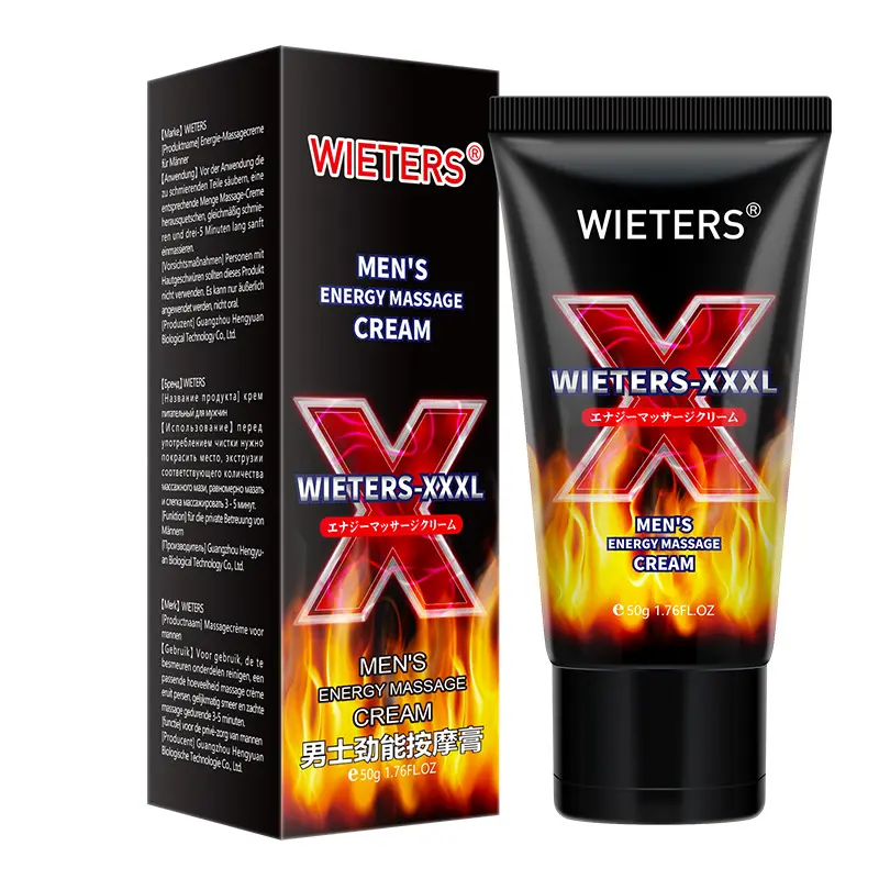 Men's New Design Herbal Max Size Enhancement Body Care Product-Energy Massage Cream & Delay for Adult Sex