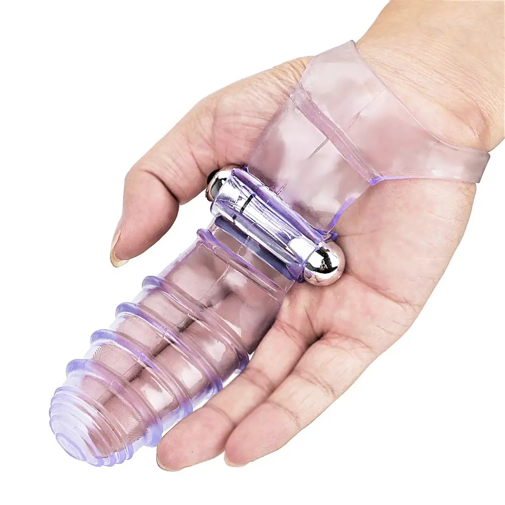 Finger Vibrator Sex Toy Strap on Finger Vibrator Stimulator Dildo G Spot Massager Sex Toys