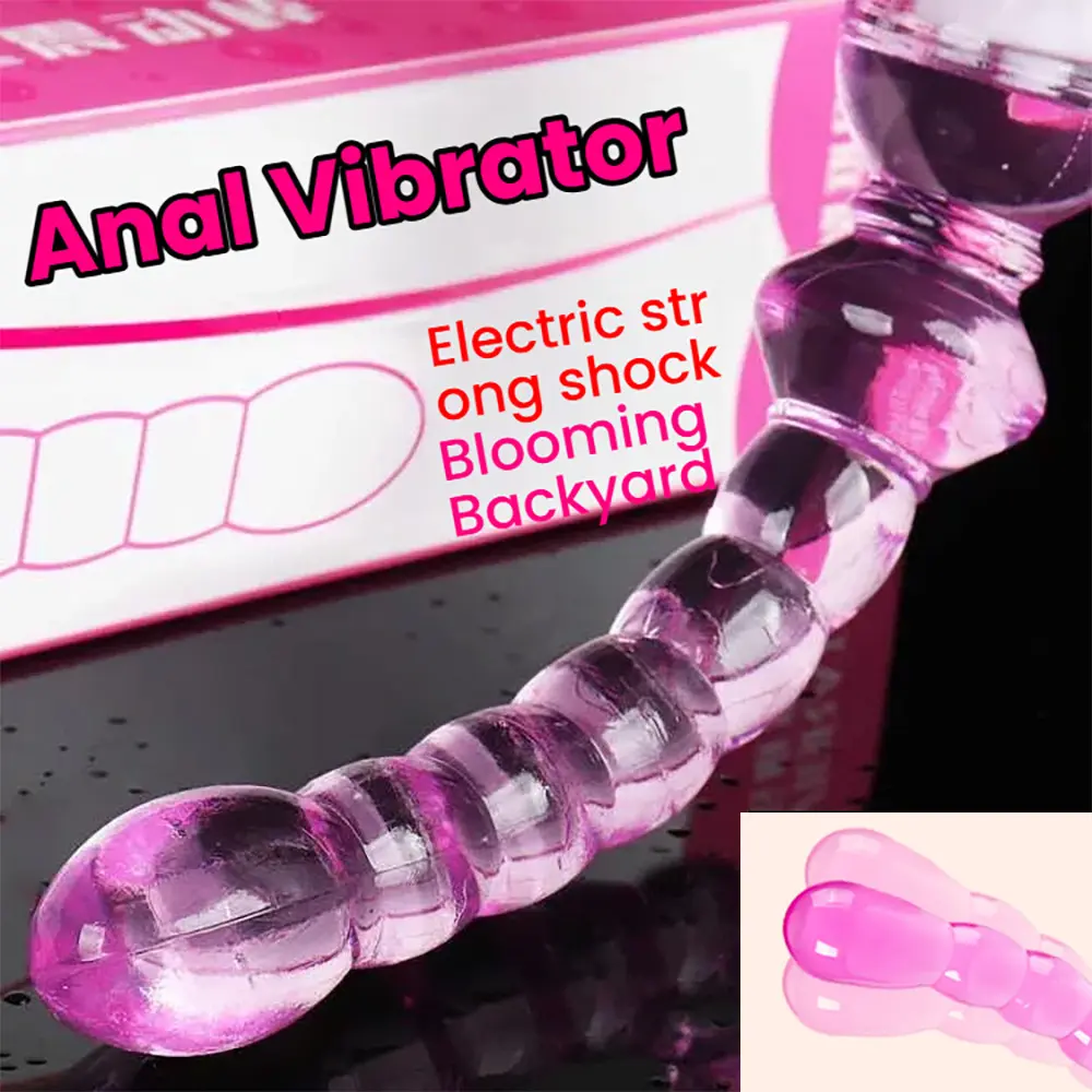 Anal Dildo Vibrator Vibrating Butt Plug Sex Toys for Adult Anal Beans Vaginal Pussy Stimulate Backyard Beads