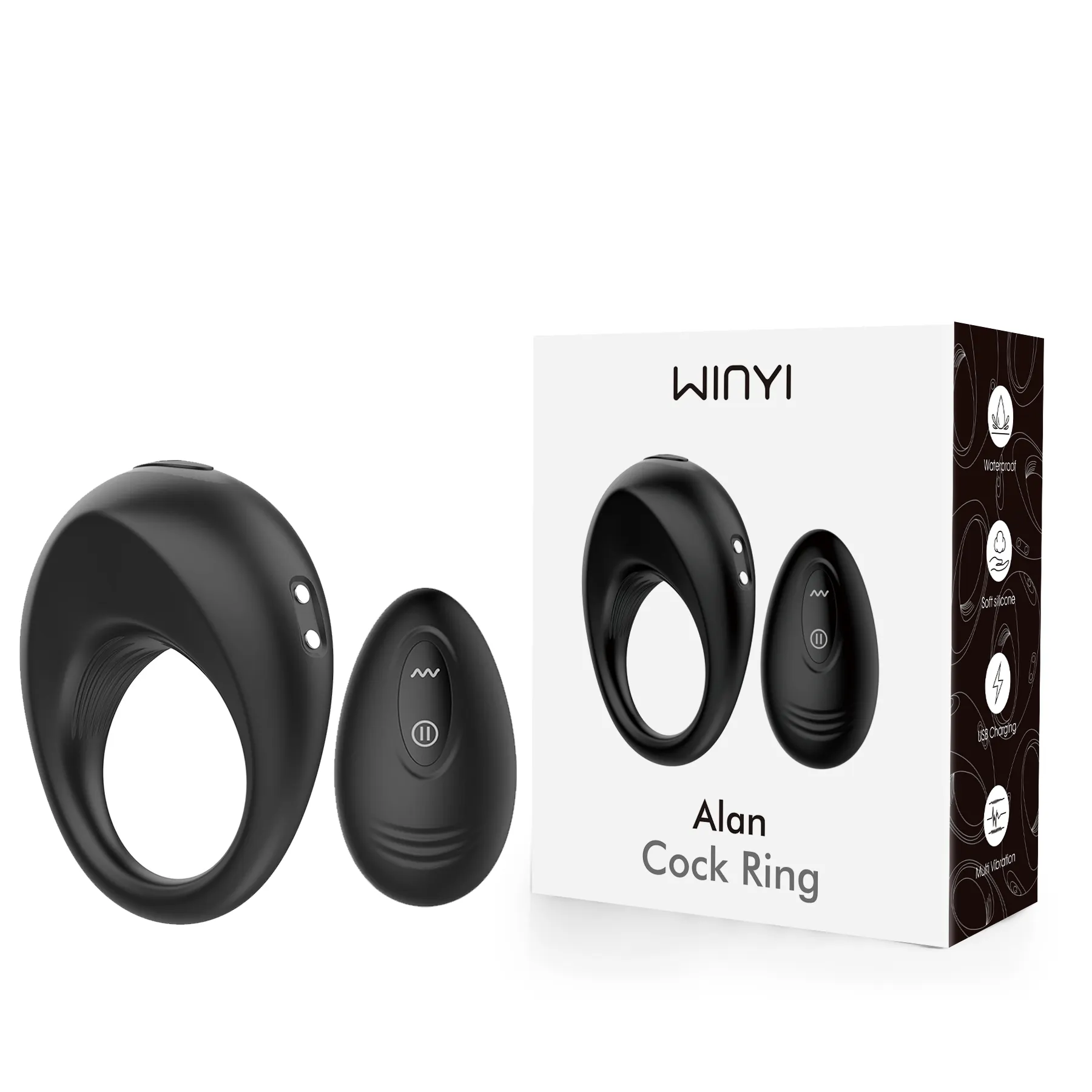 New Penis Ring Cock Ring Product Delay Ejaculation Sex Toys Vibrating Cock Ring for Men