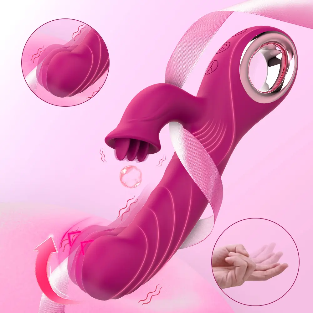 10 Frequency Vibration Thrusting Dildo for Women G Spot Clitoral Stimulator Sex Toys Rabbit Vibrators for Women