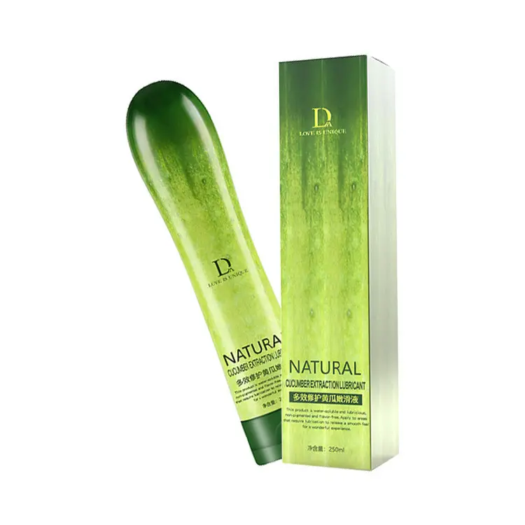 Wholesale 250ml Large Capacity Cucumber Flavor Personal Lubricant Multi-Effect Repair Body Lotion