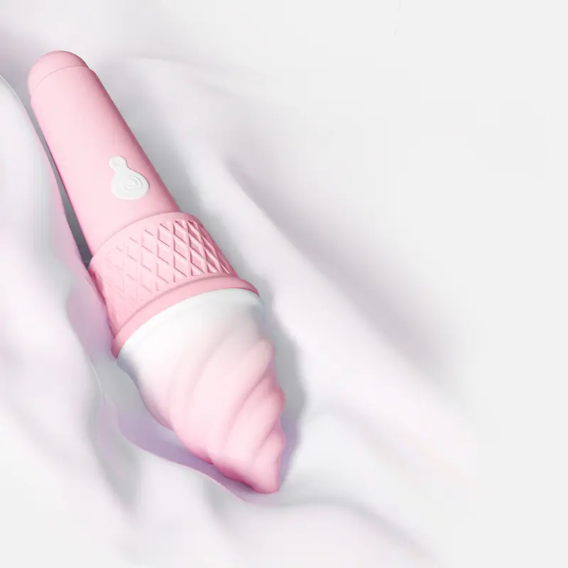 Small Cone Female Vibrator Popsicle Ice Cream Shaped Masturbation Device for Body Pleasure Emotional Toy for Orgasm