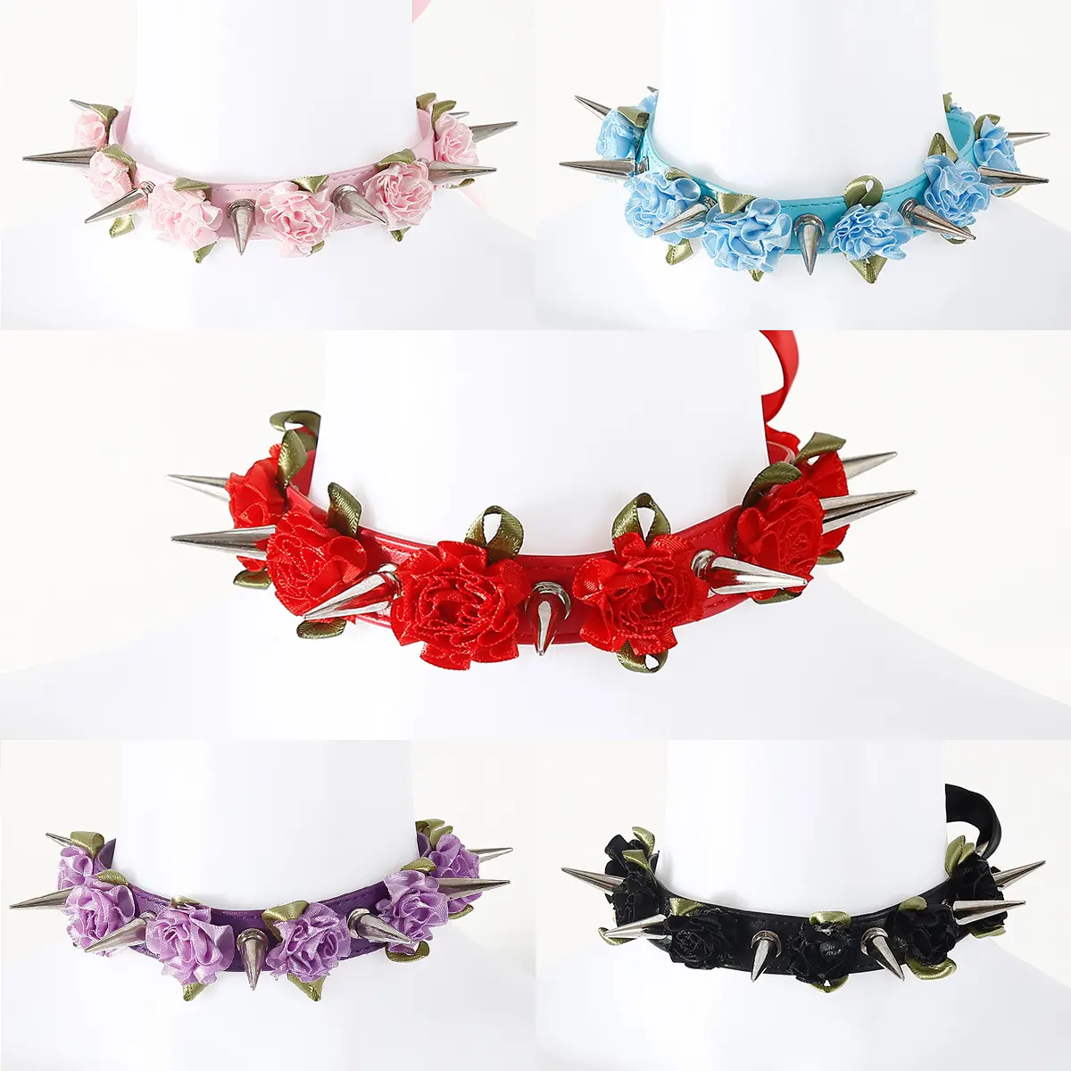 Wholesale Adult BDSM Props Essential Leather Spiked Collar for Couples' Intimate Play Bondage & Discipline