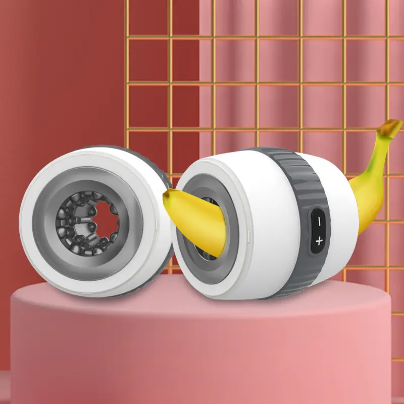 Male Masturbate Automatic Sucking Device Sex Toy Men Vibrator Masturbation Cup Open-Ended Magic Aircraft Cup