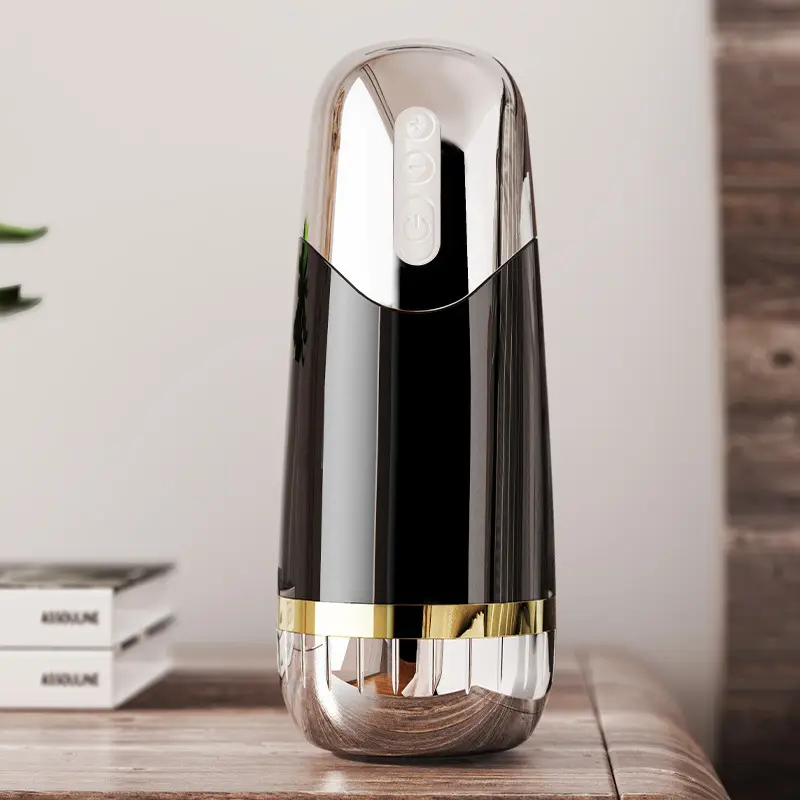 Automatic Adult Male Masturbator Sex Toy with Airplane Cup Pulse Vibration TPE Material Vagina Function Exercise Supplies