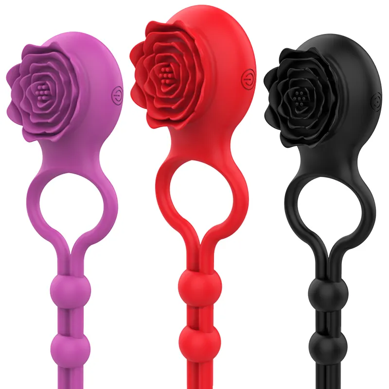 Hot Sale Toy Pleasure Couple Sharing Clitoral Stimulation Passion Lock Fine Ring Vibration Adult Vibrator