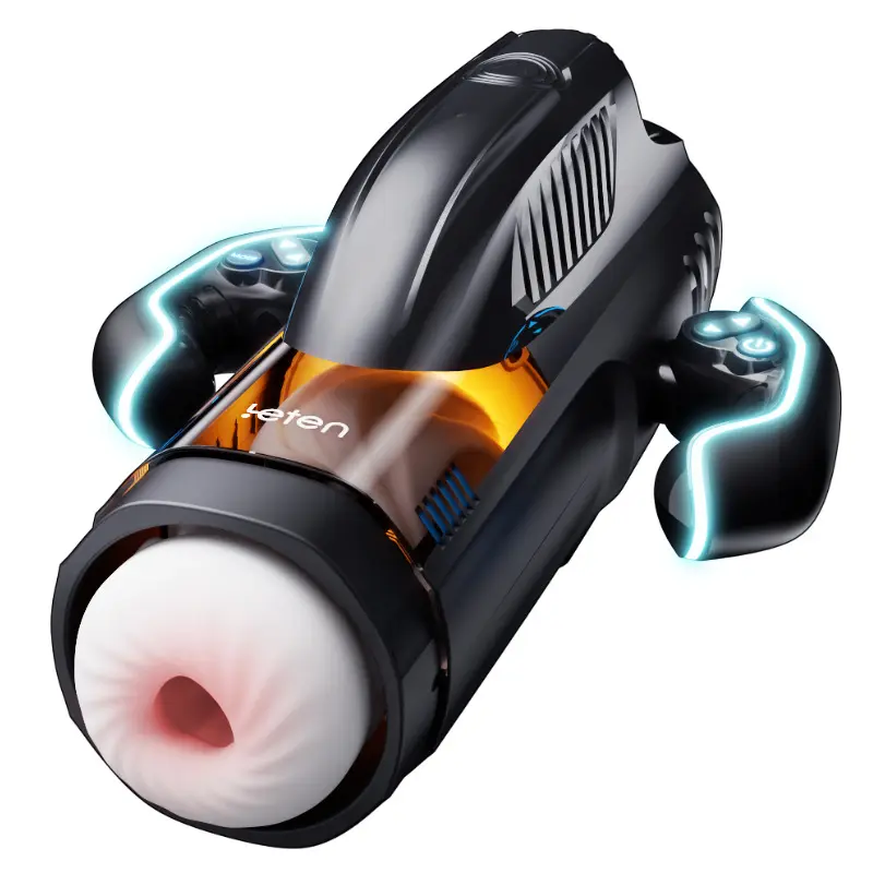 Hot Sale Leten Male Masturbator Bermuda Storm Adult Sex Toy Telescopic Suction Sound Function TPE Vagina Female Masturbation