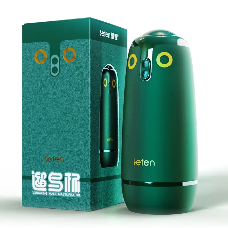 Leten Male Masturbator Bird-Walking APP Interaction Automatic Electric Sex Toy with Vibration Feature Durable TPE Material