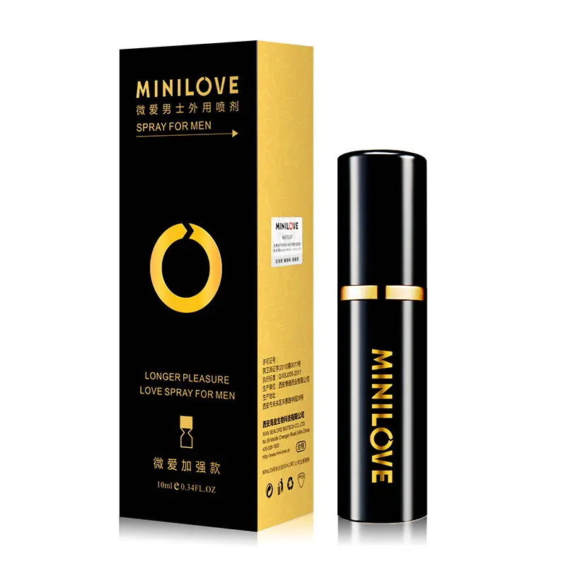 MINILOVE Enhanced Delay Spray 10ml Best-Selling Male External Non-Numbing Cream for Long-Lasting Timing Control