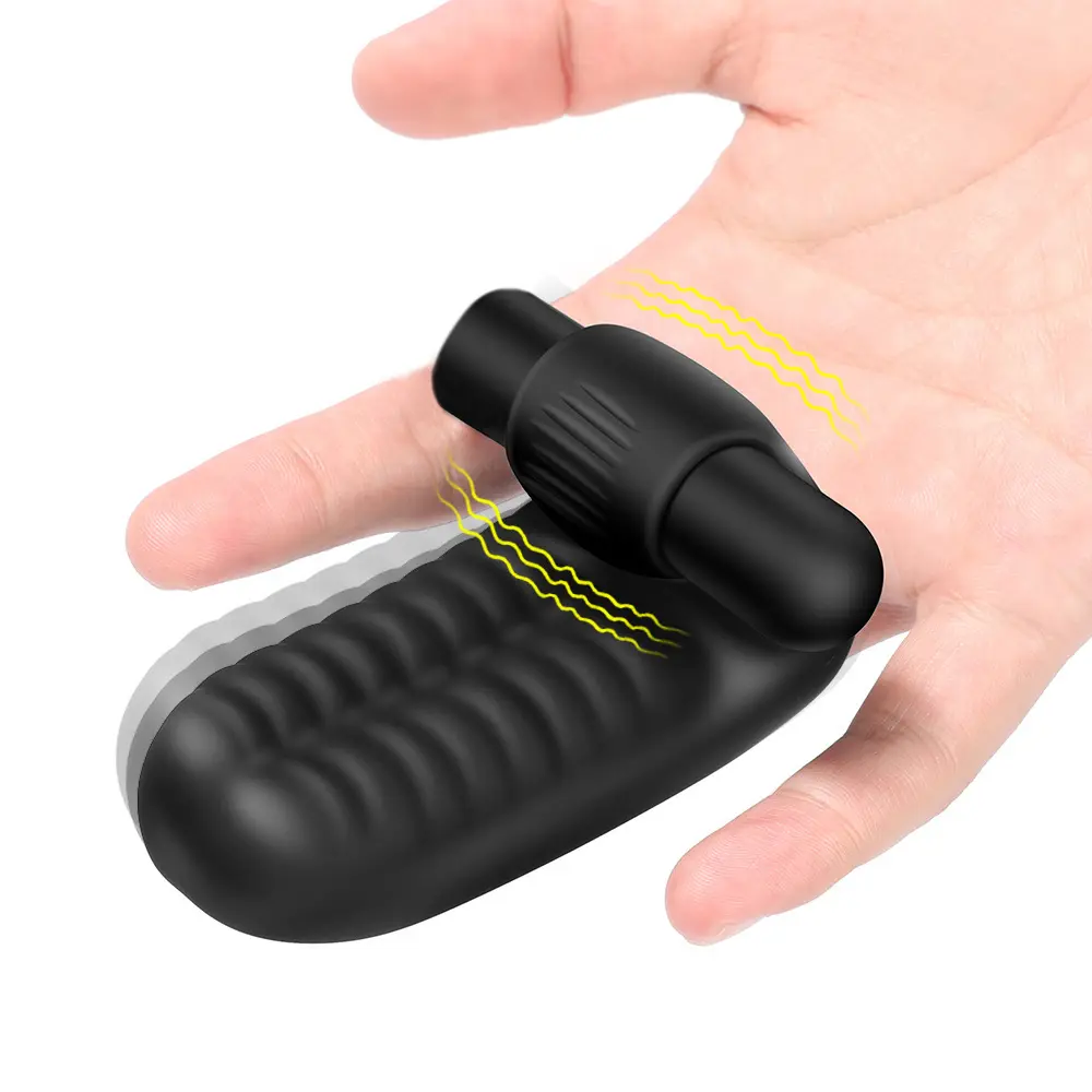 Silicone Finger Vibrator for Women Clit Stimulator G-spot Vibrator Clitoral Stimulation Massager Female Masturbation Sex Toys