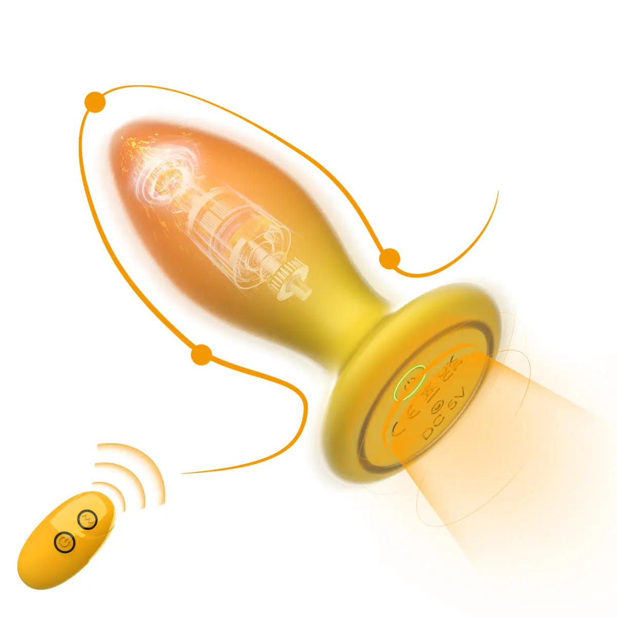 Wireless Remote Control Anal Sex Toys for Adults Fast Delivery Silent Vibrating Toy for Women