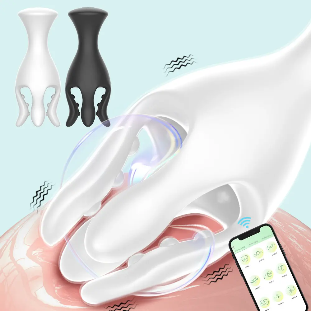 Four Claw Fish Trainer for Men's App for Penile Exercise Masturbation Vibration Trainer Adult Sex Toys