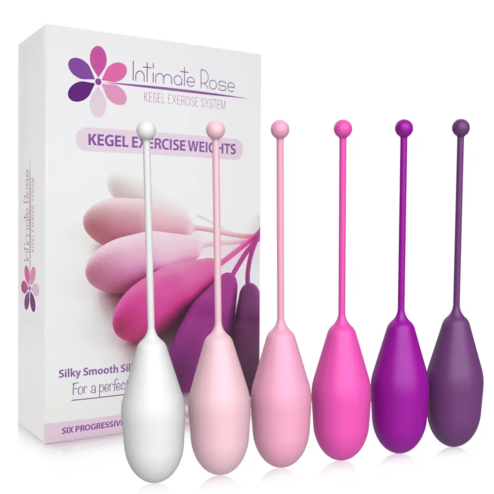 Mannuo 6-Stage Kegel Balls Adult Intimate Wellness Trainer Silicone Pelvic Floor Muscle Exercise Trainer