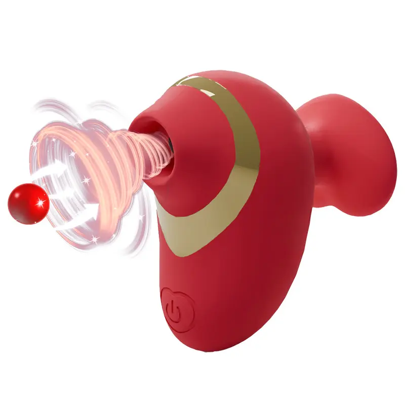 Sucking Vibrator Women Sex Toy Red Wine Stimulator Clitoral Suction Vibrator with 10 Modes