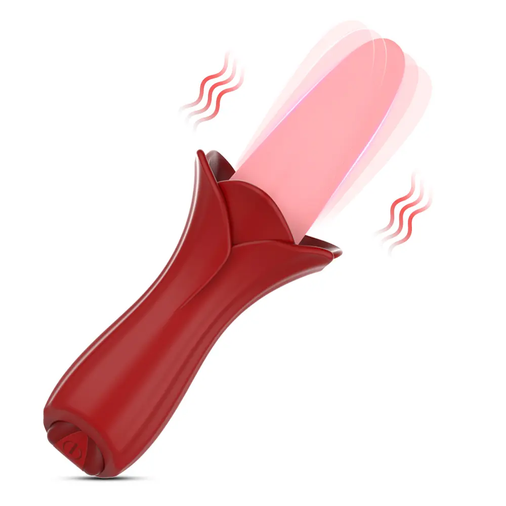 Rose Tongue Licking Clitoris Female Erotic Sex Toys Adult Sex