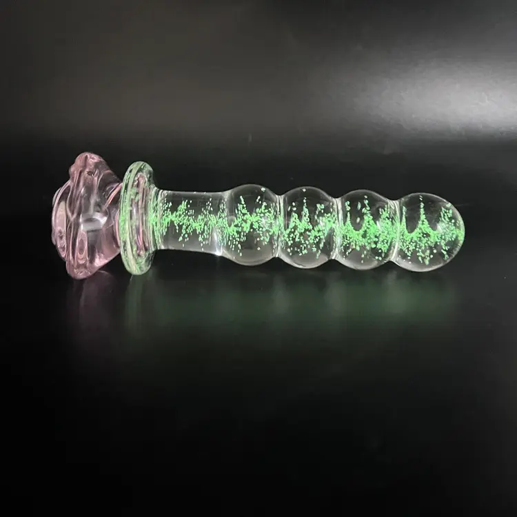 Glass Dildo and Butt Plug Realistic Anal Sex Toys Handcrafted Masturbator