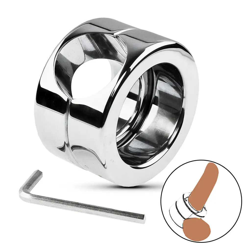 Metal Bdsm Bondage Sex Toys Penis Weighted Physical Exercise Stretching Pendant Scrotum Male Cock Balls Testicle Rings