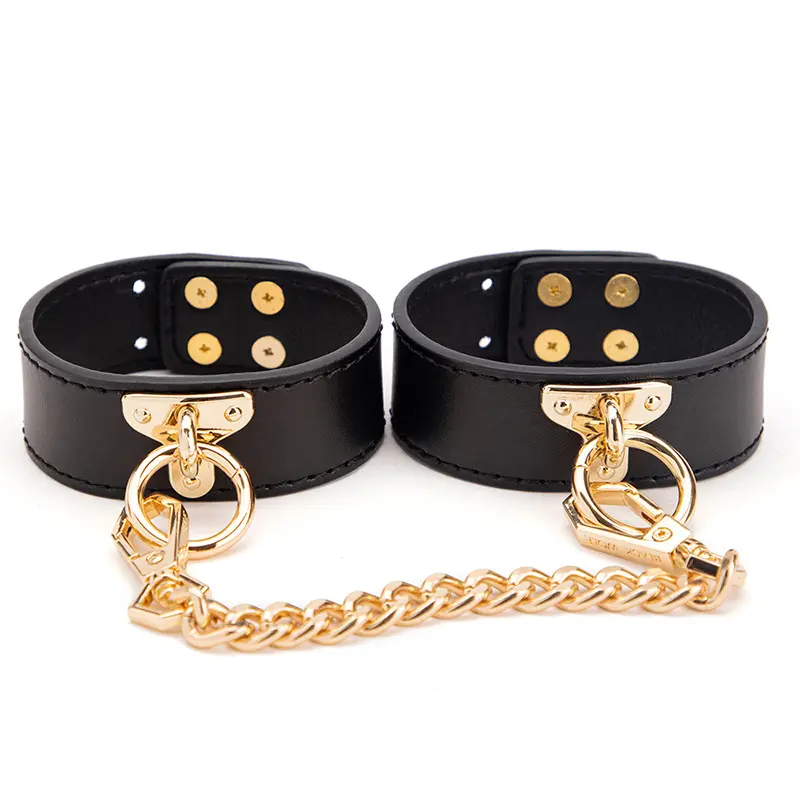Genuine Leather Bondage Restraints Wrist and Ankle Cuffs BDSM Hand Cuffs with Blindfold Whip Sex Toys SM Products for Adults