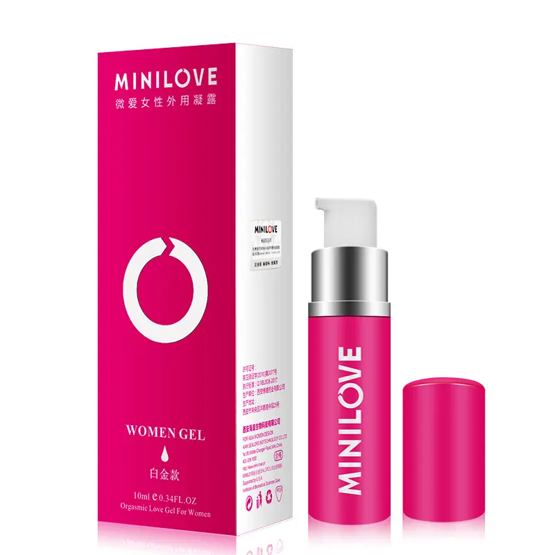 Hot Selling Minilove Eco-Friendly Lubricant Orgasmic Gel for Women Sex Climax Cream 10ml No Additives
