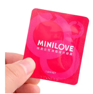 MINILOVE Portable Female Enhance Orgasmic Pleasure Gel 1.5ml Disposable Pouch Intimate Enhancer No Additives Adult